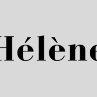 «Hélène», escritura y pronunciación